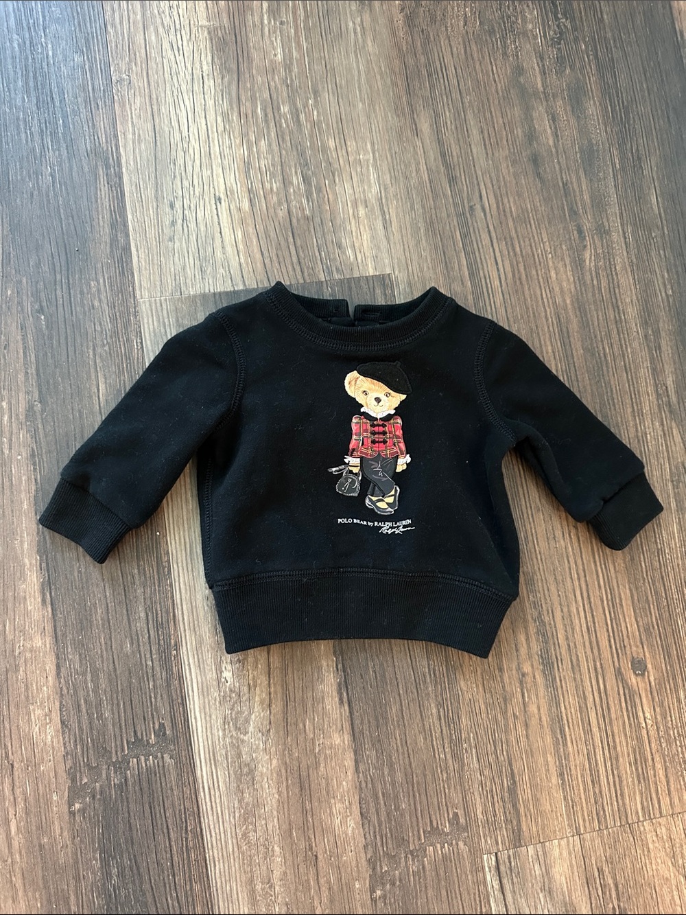 Ralph Lauren Polo Bear Crewneck Sweatshirt in Black